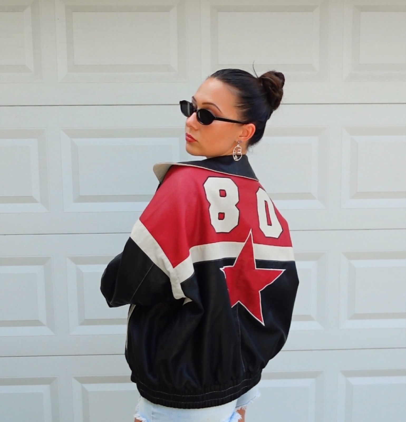 Leather jacket, ready for fall — Edikted